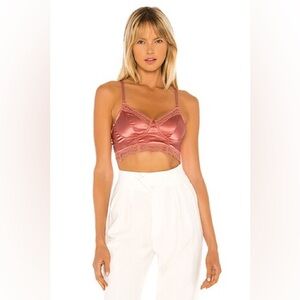 Cosabella Madeline Cropped Bustier in Soft Sunset Size Small